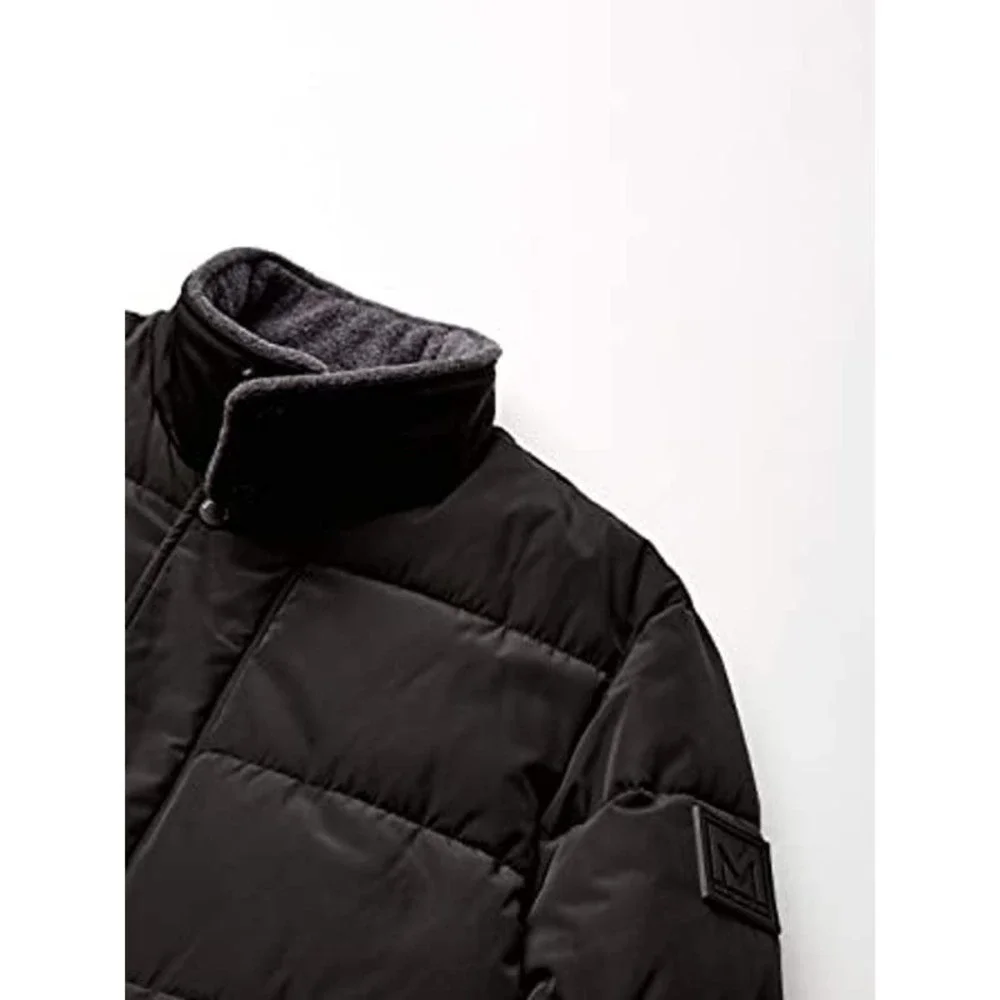Marc New York by Andrew Marc Men's Stapleton Puffer Jacket Sherpa Trimmed Collar